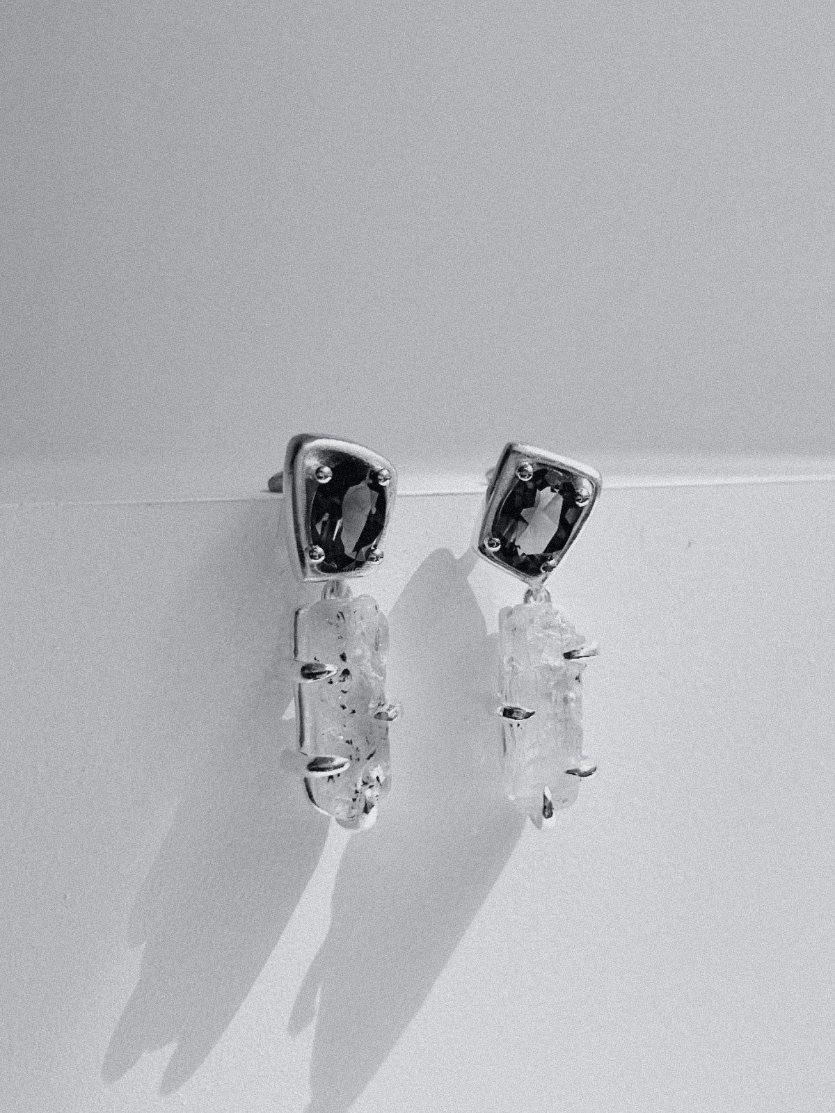 Pendientes Plata 925 Amatistas Topacios Stella